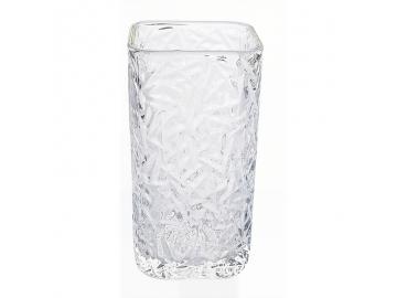 方口钻石纹玻璃直杯